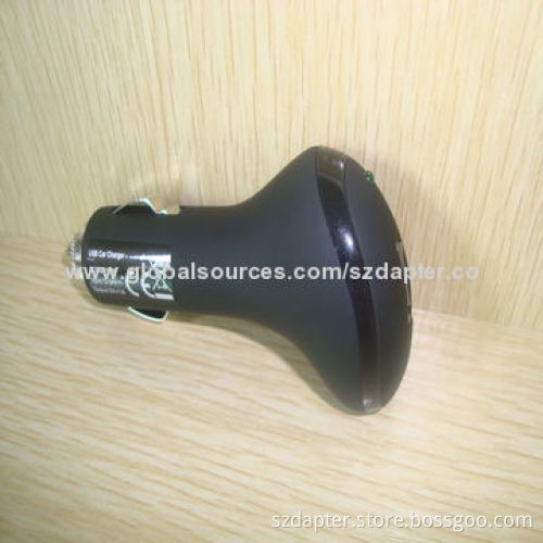 5V/2.1A USB Car Charger with LED Power Light Indication, with CE/RoHS Marks